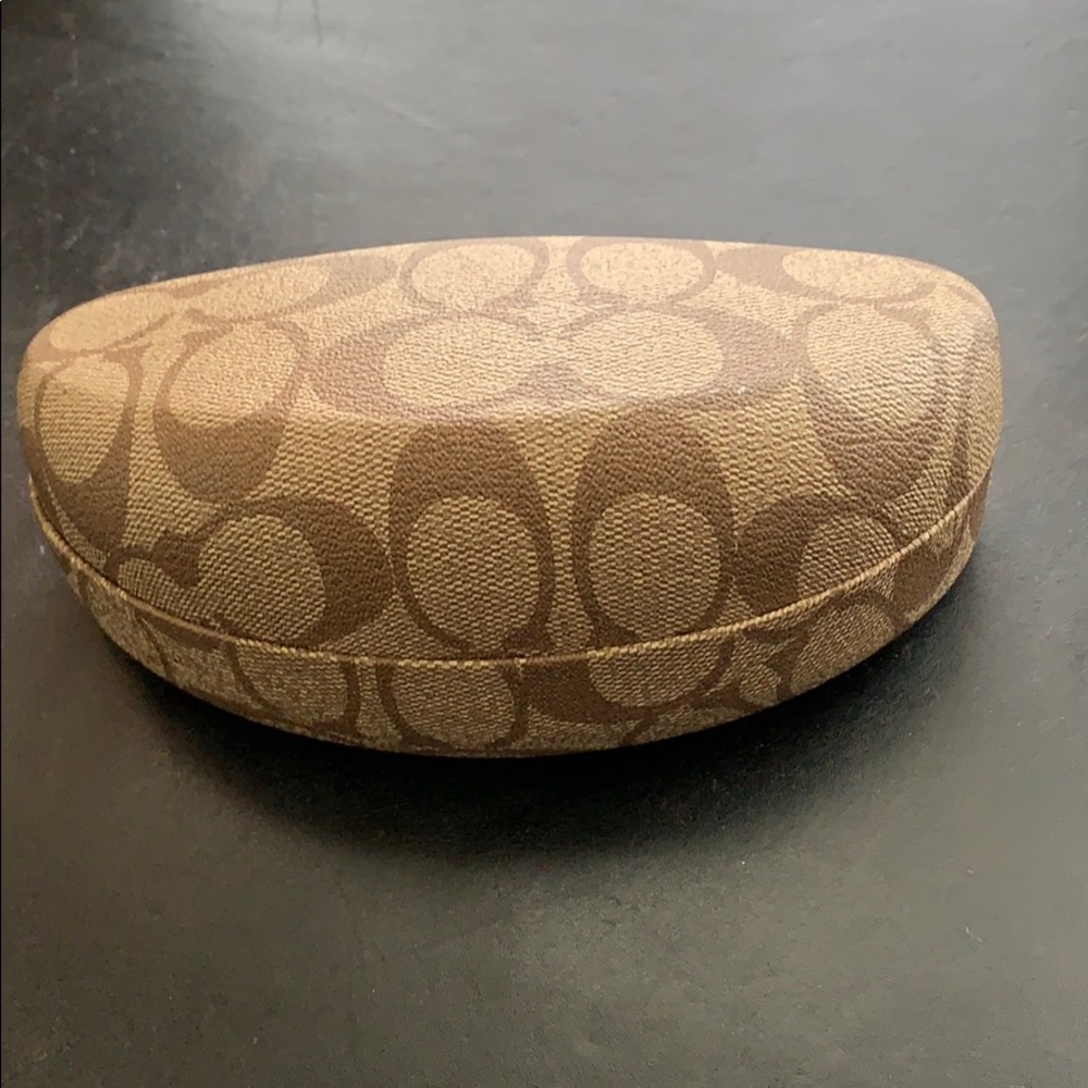 Coach  hard shell glass case